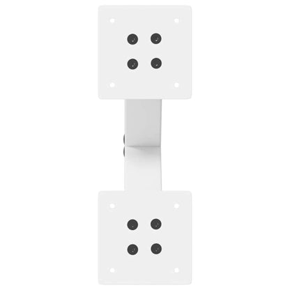 Nohy Konferenčního Stolku Ve Tvaru X, 2 Ks, Bílé, 30 X (30-31) Cm, Ocel Bílá