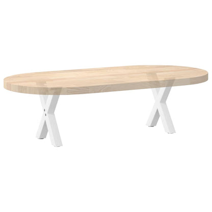 Nohy Konferenčního Stolku Ve Tvaru X, 2 Ks, Bílé, 30 X (30-31) Cm, Ocel Bílá