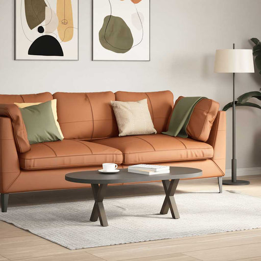 Nohy Konferenčního Stolku Ve Tvaru X, 2 Ks, Přírodní Ocel, 30 X (30-31) Cm, Ocel