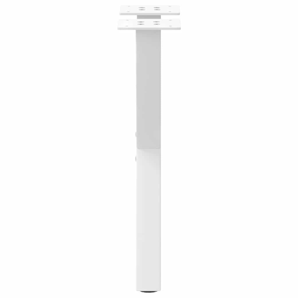 Nohy Konferenčního Stolku Ve Tvaru X, 2 Ks, Bílé, 38 X (42-43) Cm, Ocel