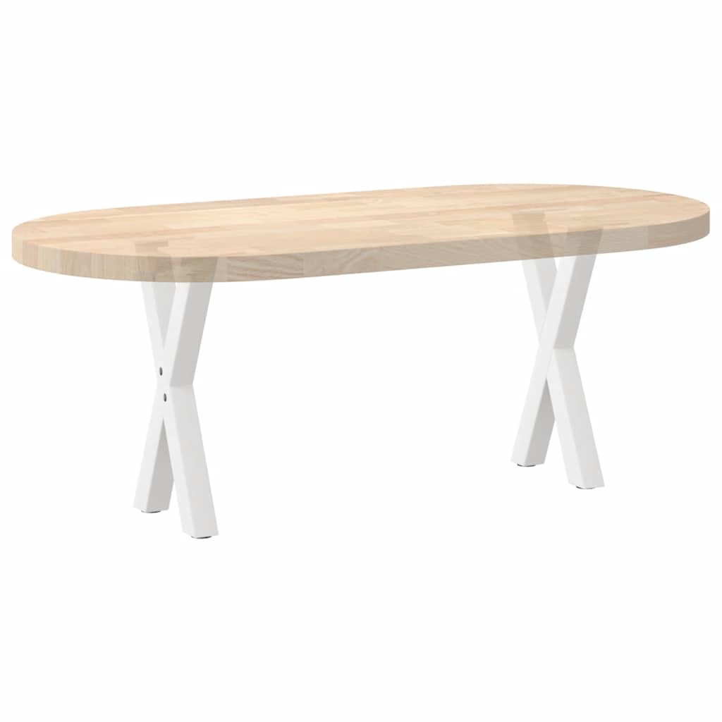 Nohy Konferenčního Stolku Ve Tvaru X, 2 Ks, Bílé, 38 X (42-43) Cm, Ocel