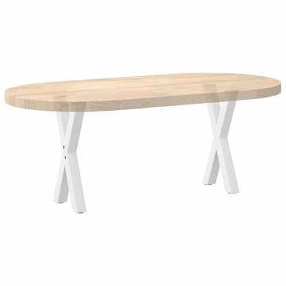 Nohy Konferenčního Stolku Ve Tvaru X, 2 Ks, Bílé, 38 X (42-43) Cm, Ocel