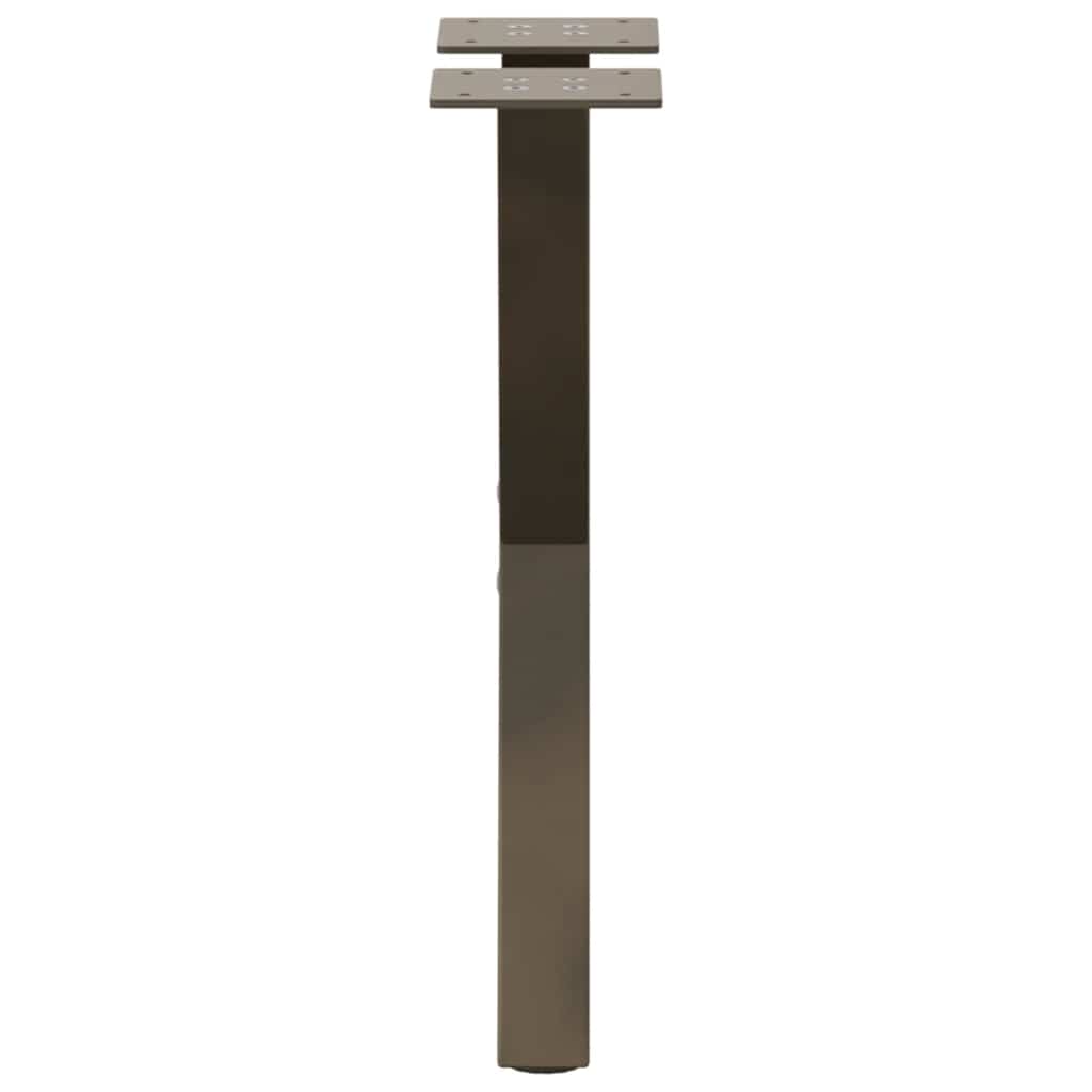 Nohy Konferenčního Stolku Ve Tvaru X, 2 Ks, Přírodní Ocel, 38 X (42-43) Cm, Ocel
