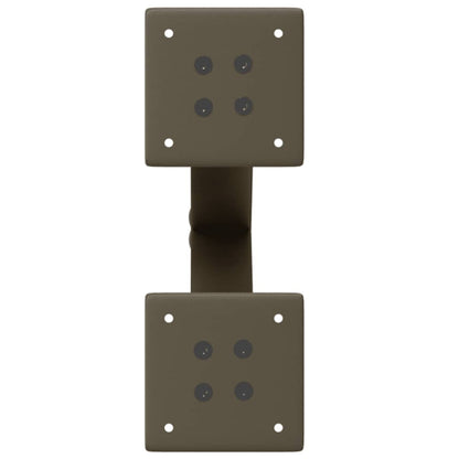 Nohy Konferenčního Stolku Ve Tvaru X, 2 Ks, Přírodní Ocel, 38 X (42-43) Cm, Ocel