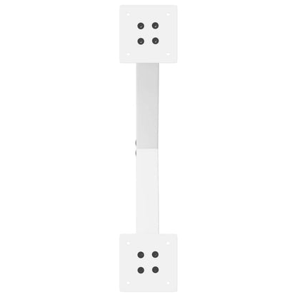 Nohy Konferenčního Stolku Ve Tvaru X, 2 Ks, Bílé, 60 X (42-43) Cm, Ocel