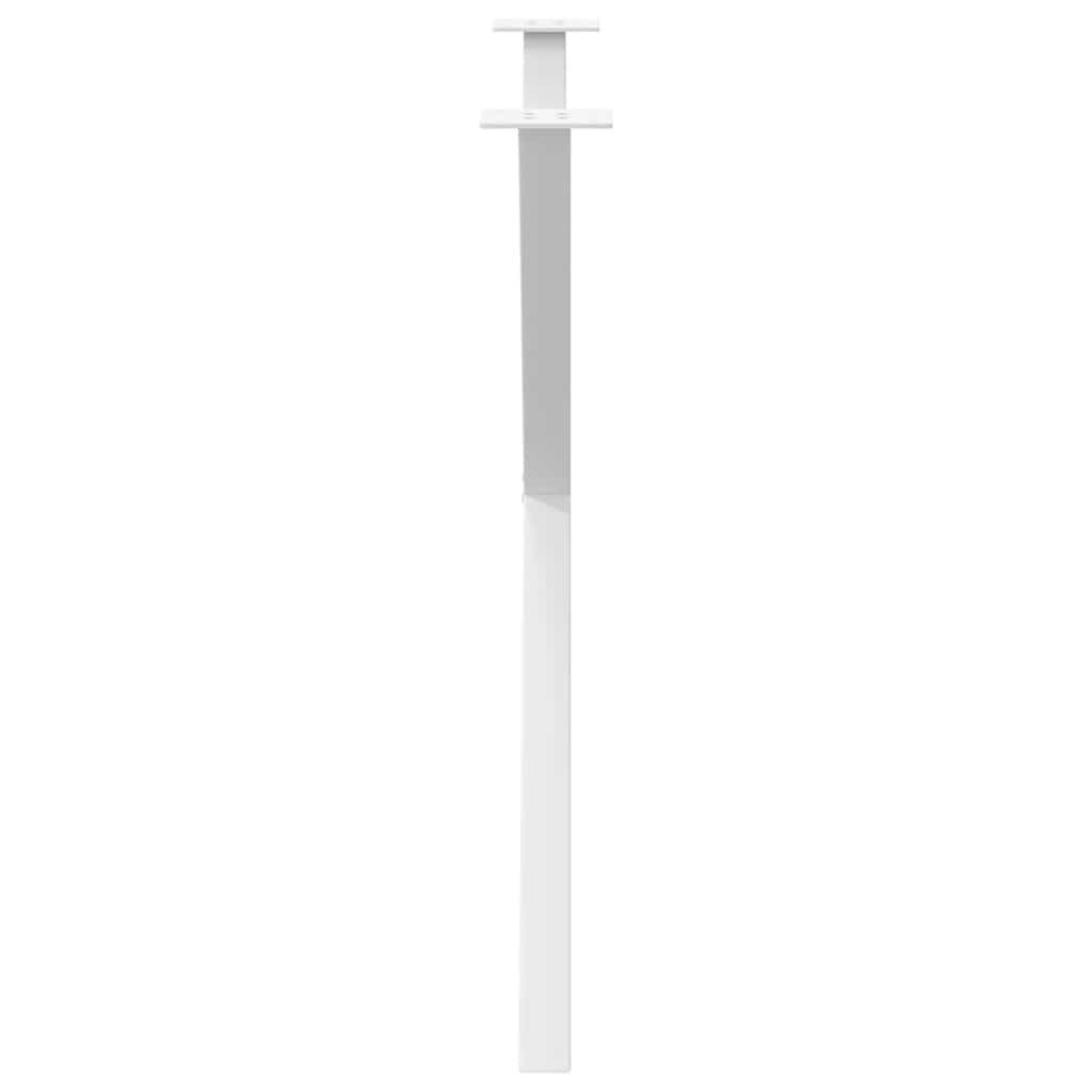 Nohy K Jídelnímu Stolu Ve Tvaru X, 2 Ks, Bílé, 90 X (72-73) Cm, Ocel