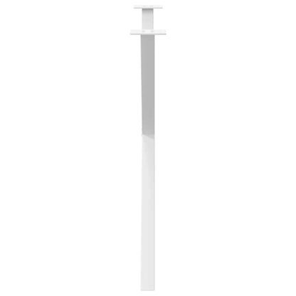 Nohy K Jídelnímu Stolu Ve Tvaru X, 2 Ks, Bílé, 90 X (72-73) Cm, Ocel