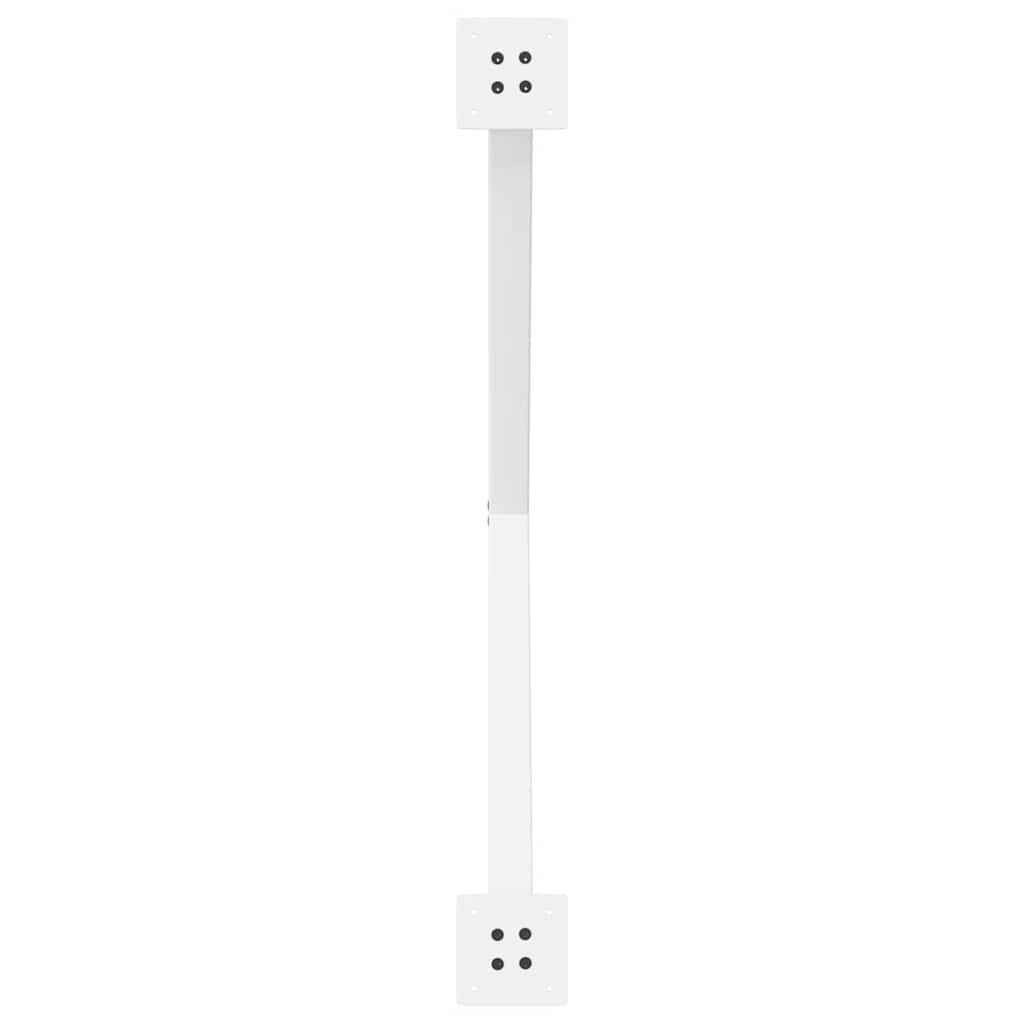 Nohy K Jídelnímu Stolu Ve Tvaru X, 2 Ks, Bílé, 90 X (72-73) Cm, Ocel