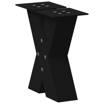 Nohy Konferenčního Stolku Ve Tvaru X 2 Ks Černé 40X(30-31) Cm Černá