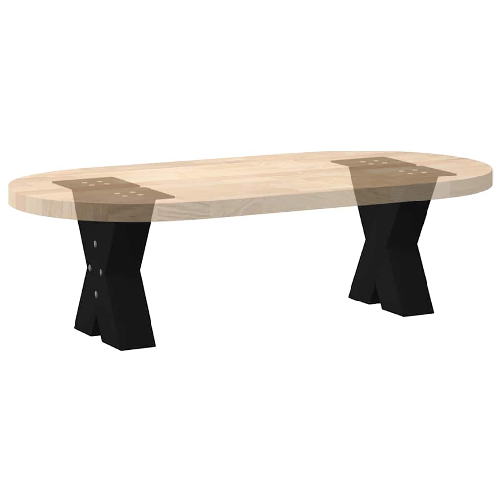 Nohy Konferenčního Stolku Ve Tvaru X 2 Ks Černé 40X(30-31) Cm Černá