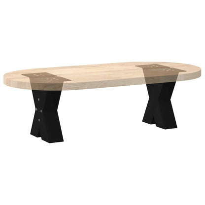 Nohy Konferenčního Stolku Ve Tvaru X 2 Ks Černé 40X(30-31) Cm Černá