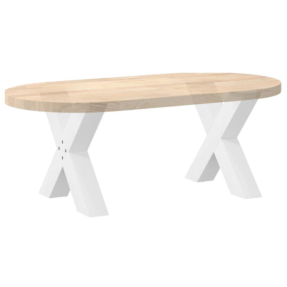 Nohy Konferenčního Stolku Ve Tvaru X, 2 Ks, Bílé, 50 X (42-43) Cm, Ocel