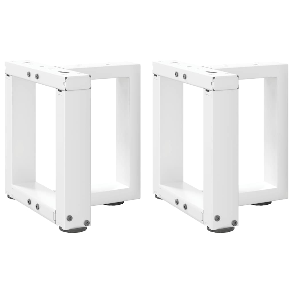 Nohy Jídelního Stolku Ve Tvaru T 2 Ks Bílé Bílá