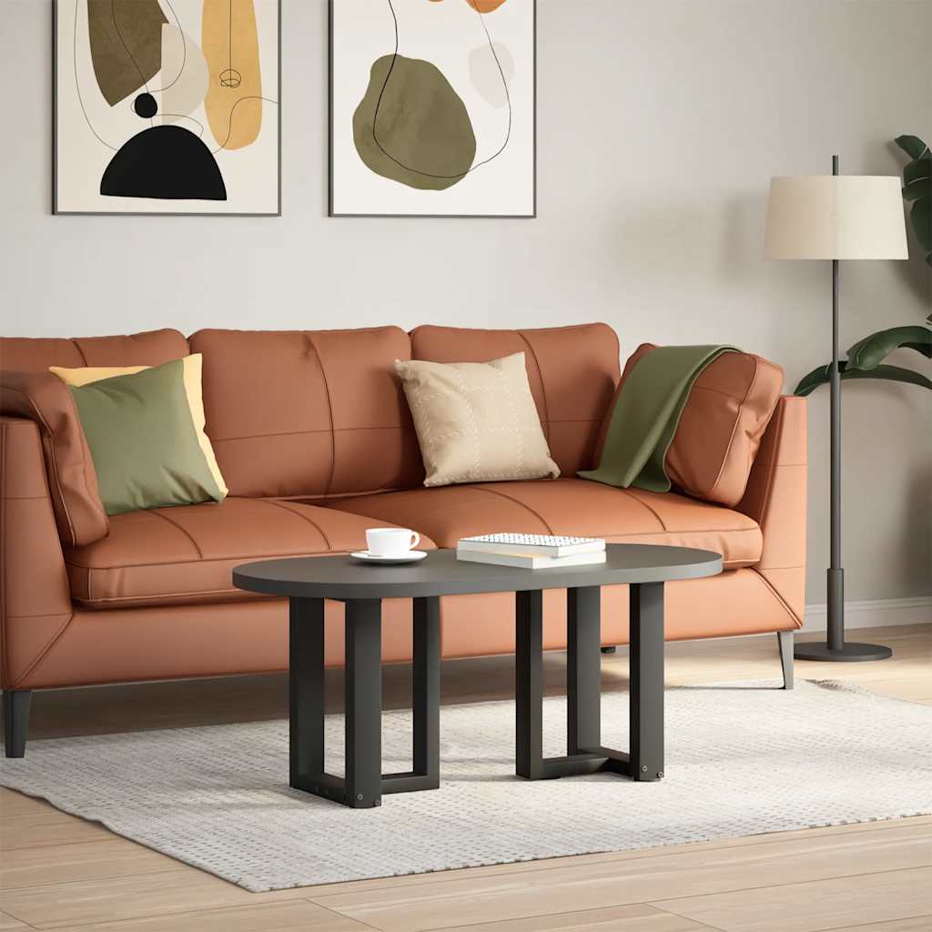 Nohy Konferenčního Stolku Ve Tvaru T 2 Ks Černé 28X25X(42-43)Cm Černá