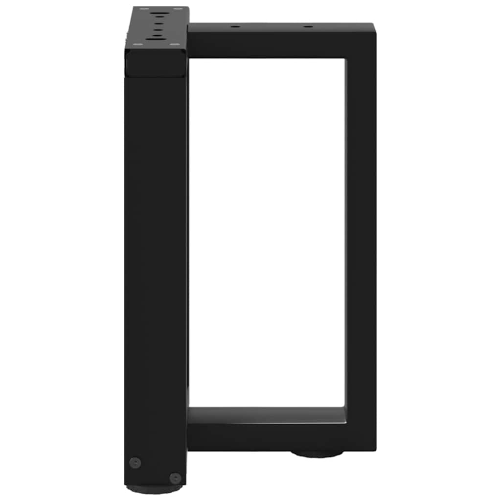 Nohy Konferenčního Stolku Ve Tvaru T 2 Ks Černé 28X25X(42-43)Cm Černá