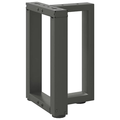 Nohy Konferenčního Stolku Ve Tvaru T 2 Ks 28X25X(42-43)Cm Ocel Antracitová