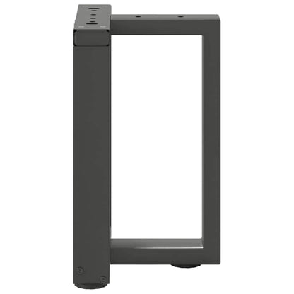 Nohy Konferenčního Stolku Ve Tvaru T 2 Ks 28X25X(42-43)Cm Ocel Antracitová