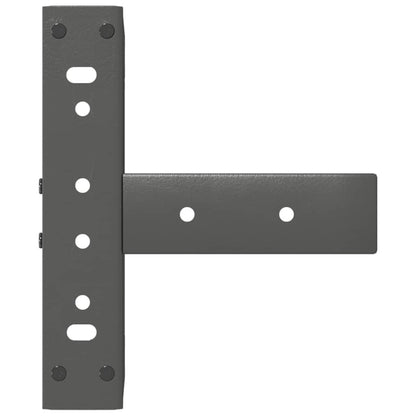 Nohy Konferenčního Stolku Ve Tvaru T 2 Ks 28X25X(42-43)Cm Ocel Antracitová