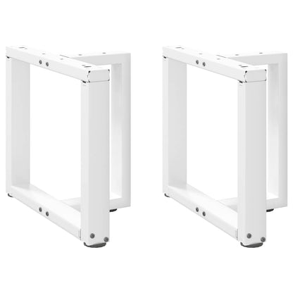 Nohy Jídelního Stolku Ve Tvaru T 2 Ks Bílé Bílá