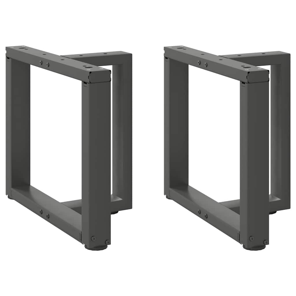 Nohy Konferenčního Stolku Ve Tvaru T 2 Ks 28X25X(42-43)Cm Ocel Antracitová