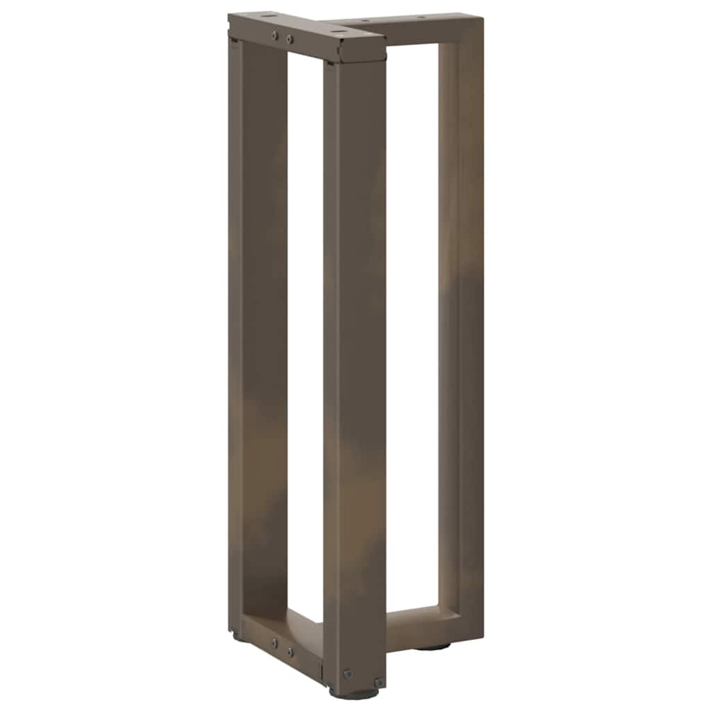 Nohy Konzolového Stolku Ve Tvaru T, 2 Ks, Černé, 25 X 28 X (72-73) Cm, Ocel