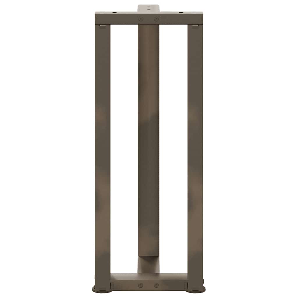 Nohy Konzolového Stolku Ve Tvaru T, 2 Ks, Černé, 25 X 28 X (72-73) Cm, Ocel