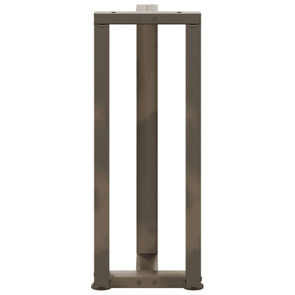 Nohy Konzolového Stolku Ve Tvaru T, 2 Ks, Černé, 25 X 28 X (72-73) Cm, Ocel