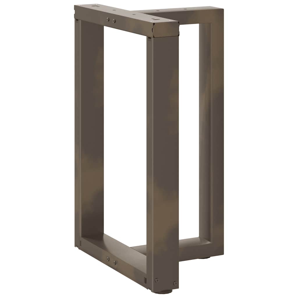 Nohy K Jídelnímu Stolu Ve Tvaru T, 2 Ks, Černé, 60 X 35 X (72-73) Cm, Ocel