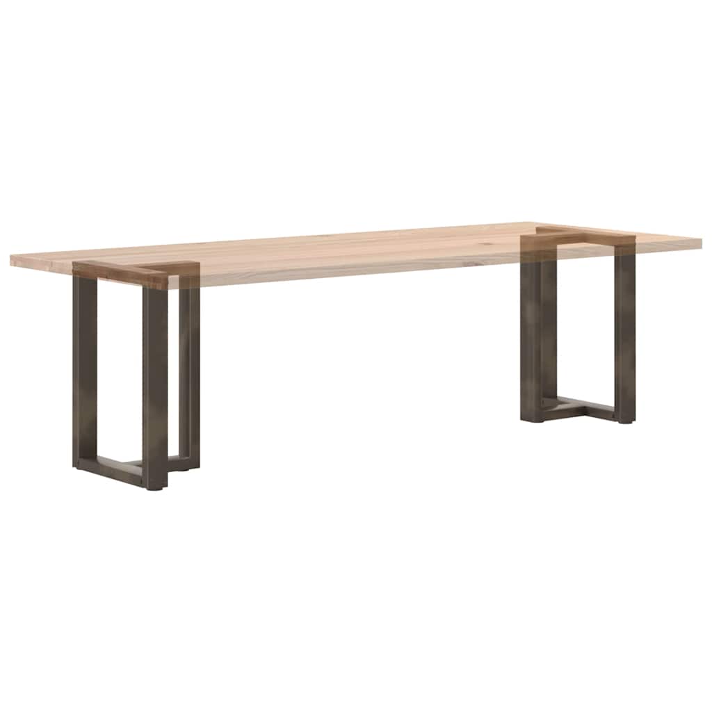 Nohy K Jídelnímu Stolu Ve Tvaru T, 2 Ks, Černé, 60 X 35 X (72-73) Cm, Ocel