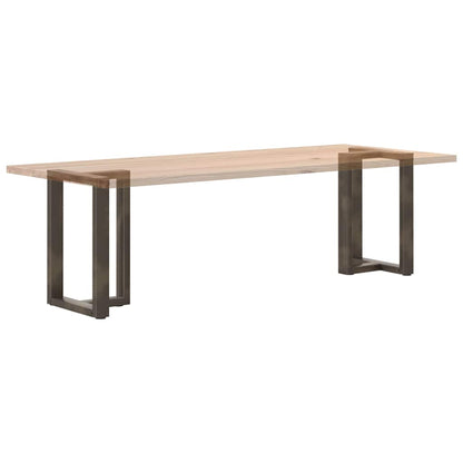 Nohy K Jídelnímu Stolu Ve Tvaru T, 2 Ks, Černé, 60 X 35 X (72-73) Cm, Ocel