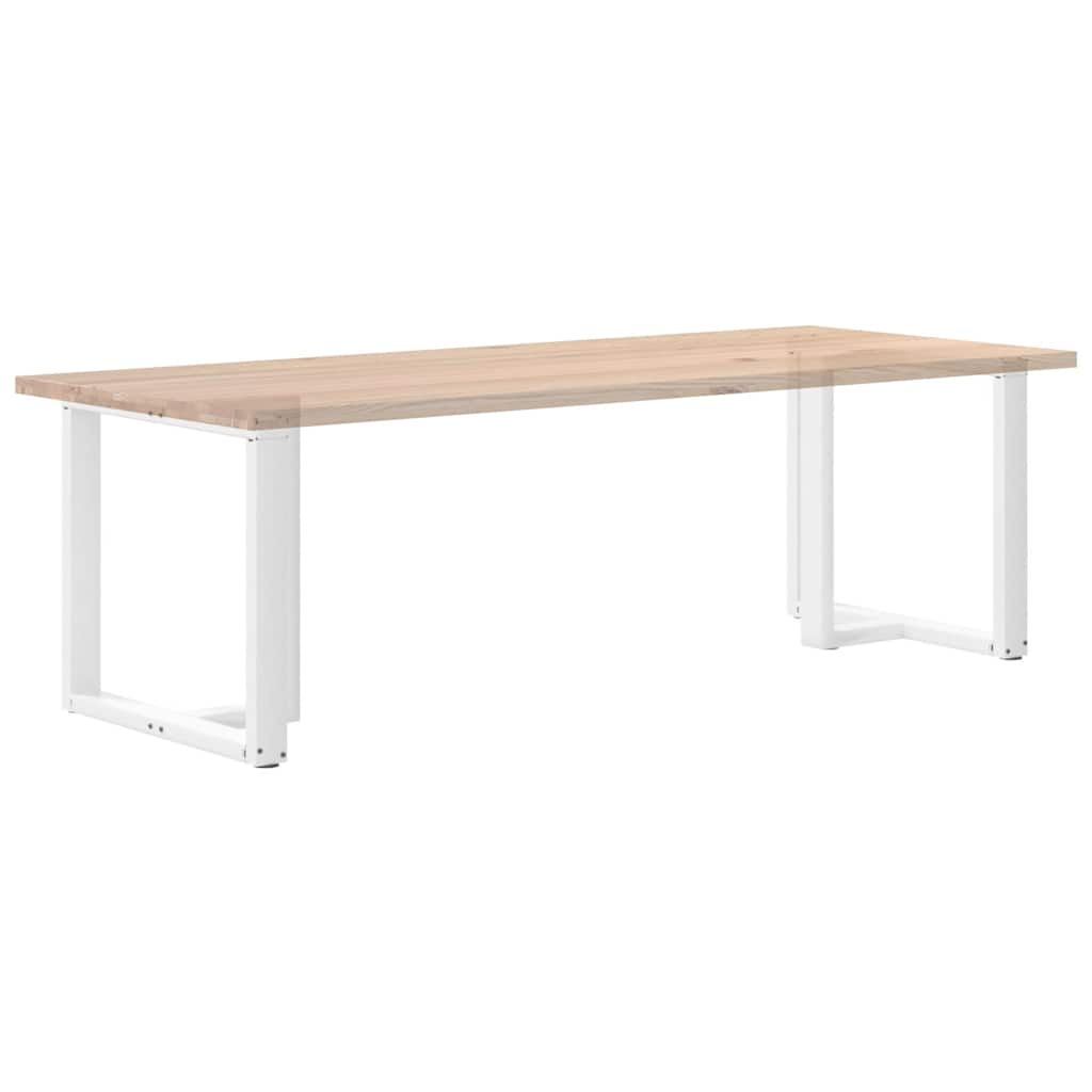 Nohy K Jídelnímu Stolu Ve Tvaru T, 2 Ks, Bílé, 70 X 35 X (72-73) Cm, Ocel