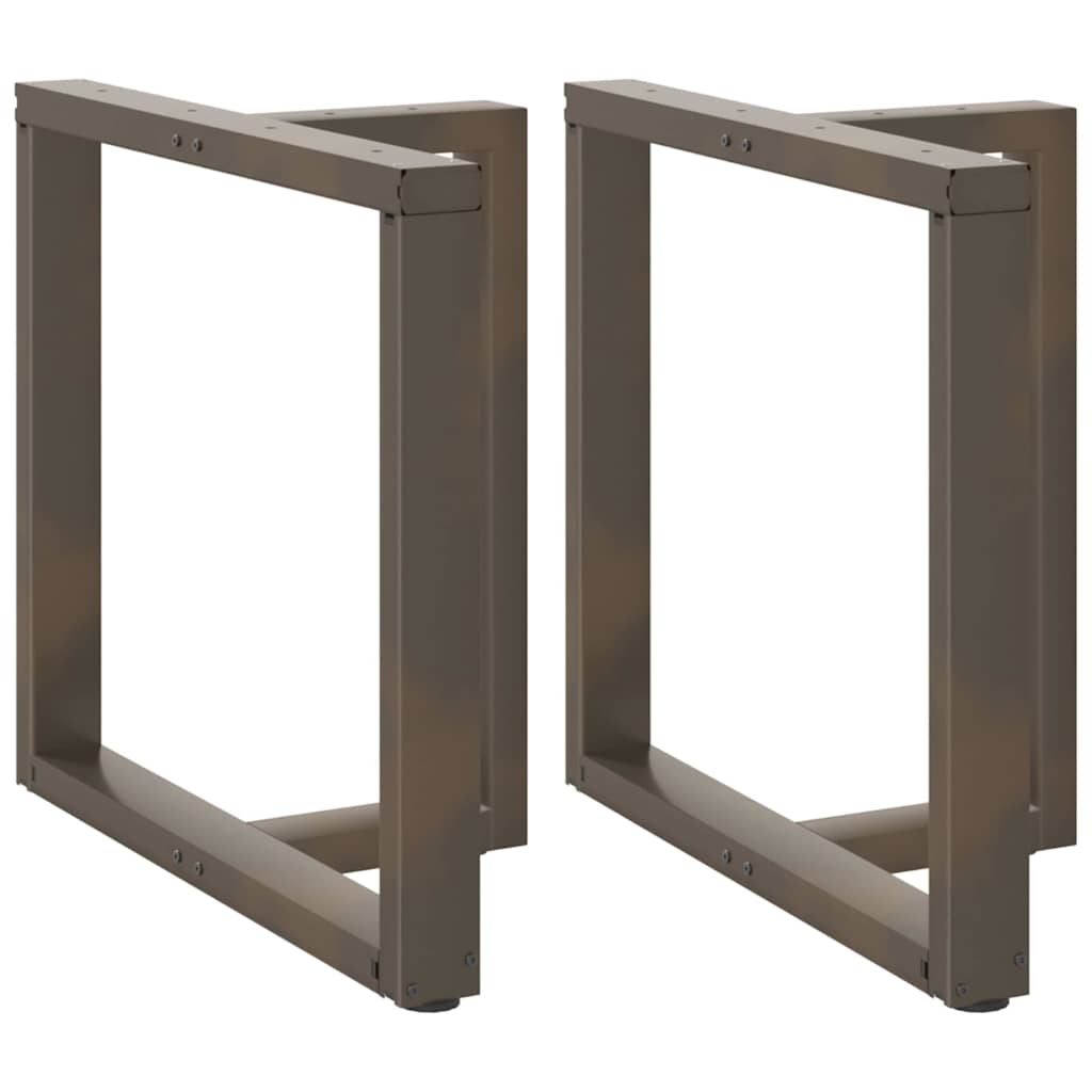 Nohy Konferenčního Stolku Ve Tvaru T, 2 Ks, Černé, , Ocel Přírodní