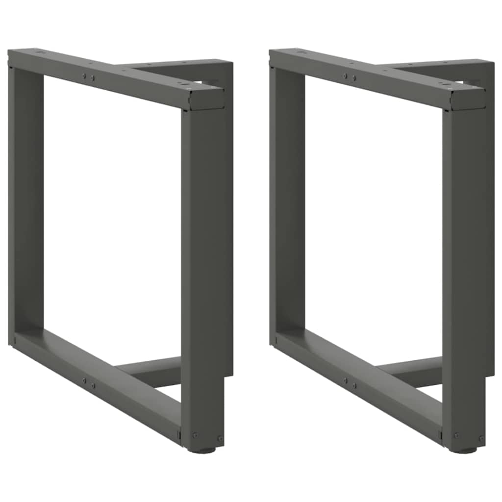 Nohy Konferenčního Stolku Ve Tvaru T 2 Ks 28X25X(42-43)Cm Ocel Antracitová