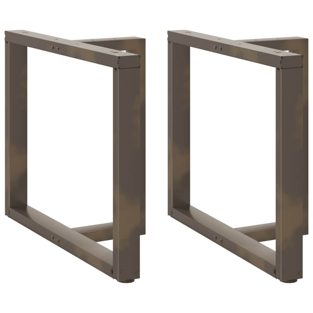 Nohy Konferenčního Stolku Ve Tvaru T, 2 Ks, Černé, , Ocel Přírodní