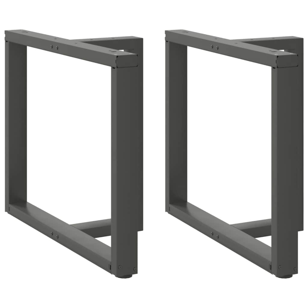 Nohy Konferenčního Stolku Ve Tvaru T 2 Ks 28X25X(42-43)Cm Ocel Antracitová