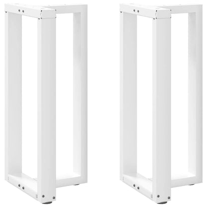 Nohy Jídelního Stolku Ve Tvaru T 2 Ks Bílé Bílá