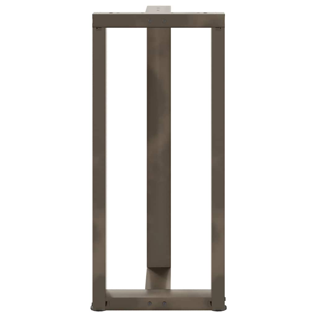 Nohy Barového Stolu Ve Tvaru T, 2 Ks, Černé, 50 X 35 X (90-91) Cm, Ocel