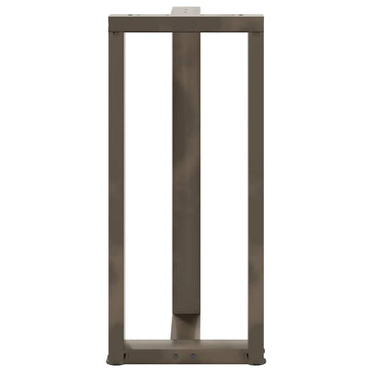 Nohy Barového Stolu Ve Tvaru T, 2 Ks, Černé, 50 X 35 X (90-91) Cm, Ocel