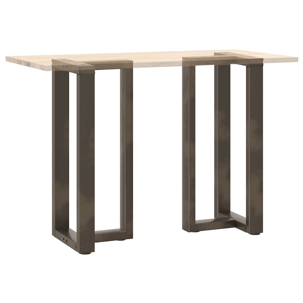 Nohy Barového Stolu Ve Tvaru T, 2 Ks, Černé, 50 X 35 X (90-91) Cm, Ocel