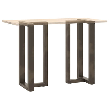 Nohy Barového Stolu Ve Tvaru T, 2 Ks, Černé, 50 X 35 X (90-91) Cm, Ocel