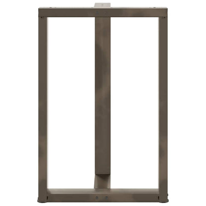 Nohy Barového Stolu Ve Tvaru T, 2 Ks, Černé, 60 X 35 X (90-91) Cm, Ocel