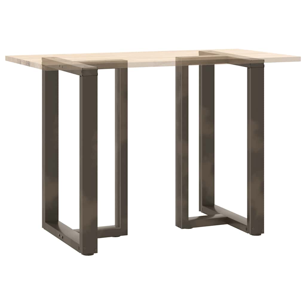 Nohy Barového Stolu Ve Tvaru T, 2 Ks, Černé, 60 X 35 X (90-91) Cm, Ocel
