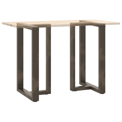 Nohy Barového Stolu Ve Tvaru T, 2 Ks, Černé, 60 X 35 X (90-91) Cm, Ocel