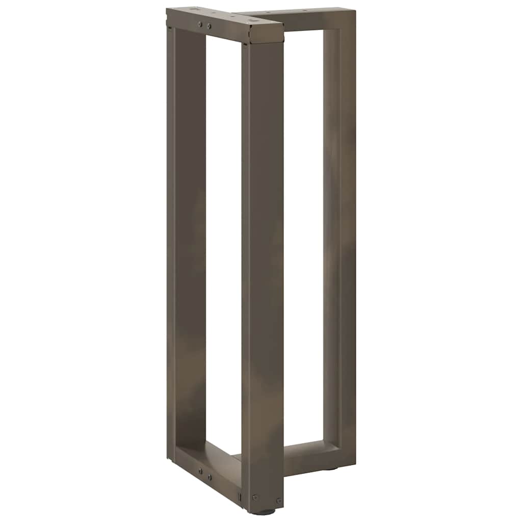 Nohy Barového Stolu Ve Tvaru T, 2 Ks, Černé, 50 X 35 X (100-101) Cm, Ocel