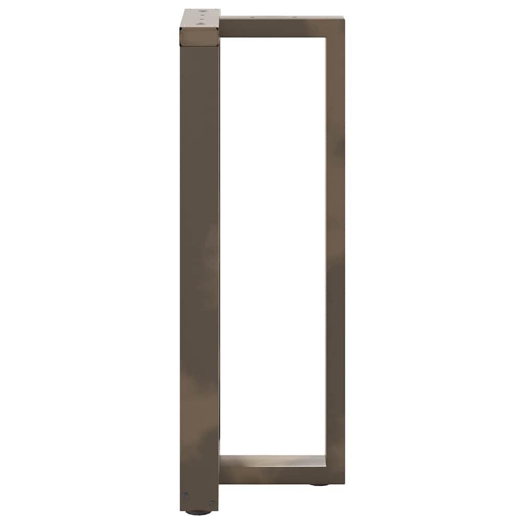 Nohy Barového Stolu Ve Tvaru T, 2 Ks, Černé, 50 X 35 X (100-101) Cm, Ocel