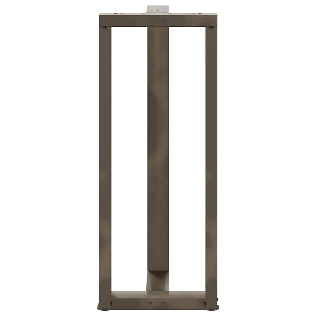 Nohy Barového Stolu Ve Tvaru T, 2 Ks, Černé, 50 X 35 X (100-101) Cm, Ocel