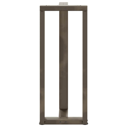 Nohy Barového Stolu Ve Tvaru T, 2 Ks, Černé, 50 X 35 X (100-101) Cm, Ocel