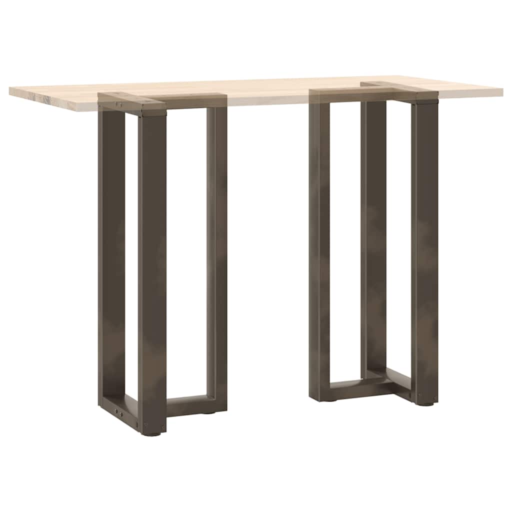 Nohy Barového Stolu Ve Tvaru T, 2 Ks, Černé, 50 X 35 X (100-101) Cm, Ocel