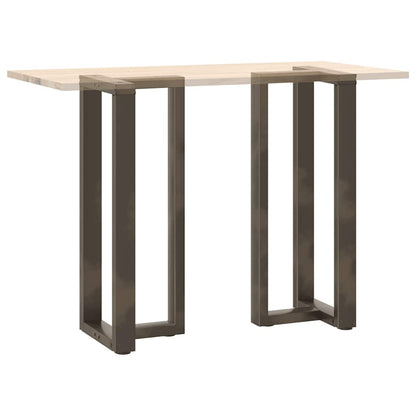 Nohy Barového Stolu Ve Tvaru T, 2 Ks, Černé, 50 X 35 X (100-101) Cm, Ocel
