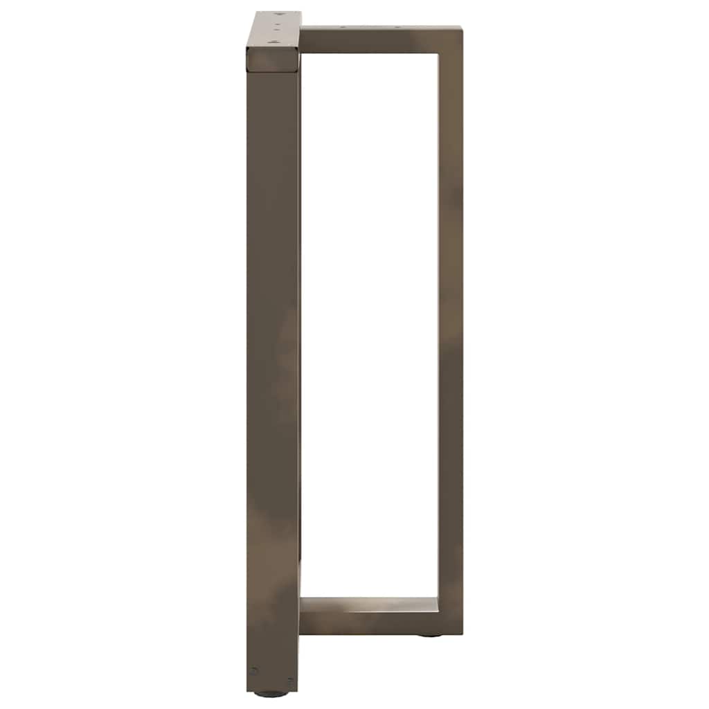 Nohy Barového Stolu Ve Tvaru T, 2 Ks, Černé, 60 X 35 X (100-101) Cm, Ocel